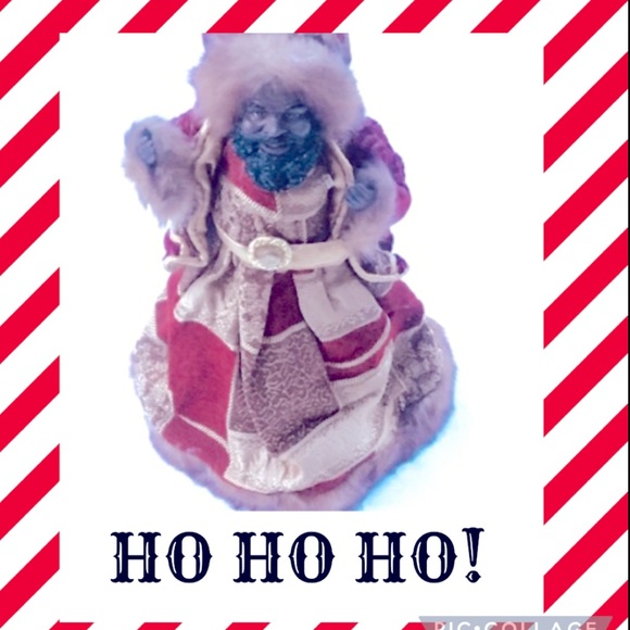 🎄African American Standing Santa or Tree Topper - Picture 1 of 4